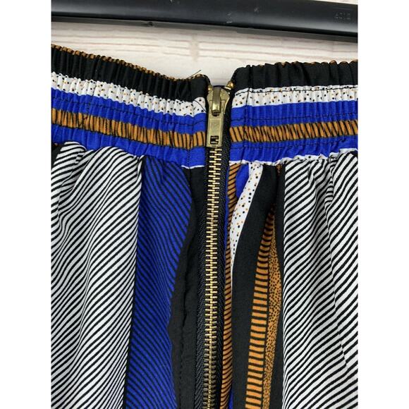 My Michelle Skirt Women's large striped/speckled short exposed back zipper - Picture 3 of 5